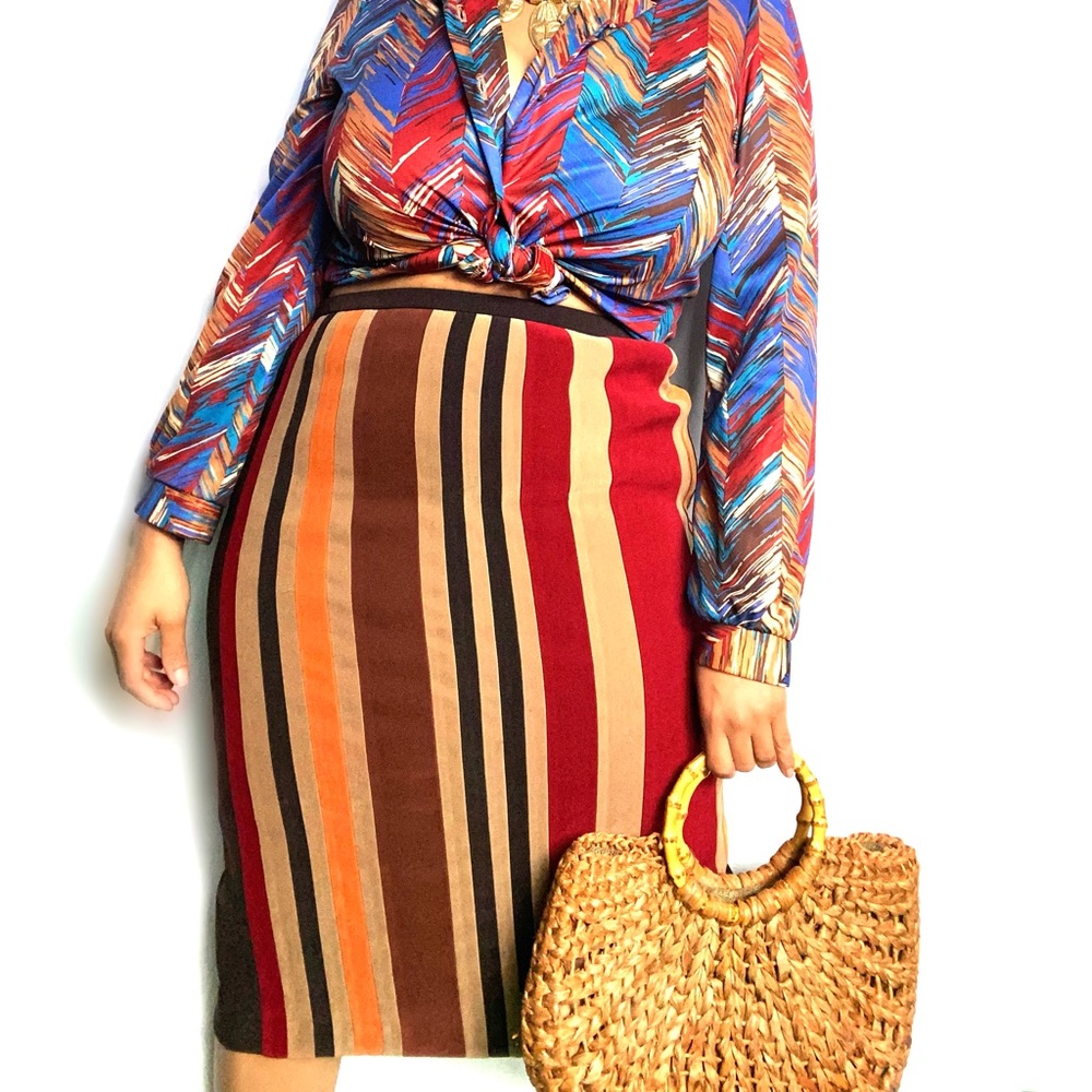 Vintage multicolored skirt